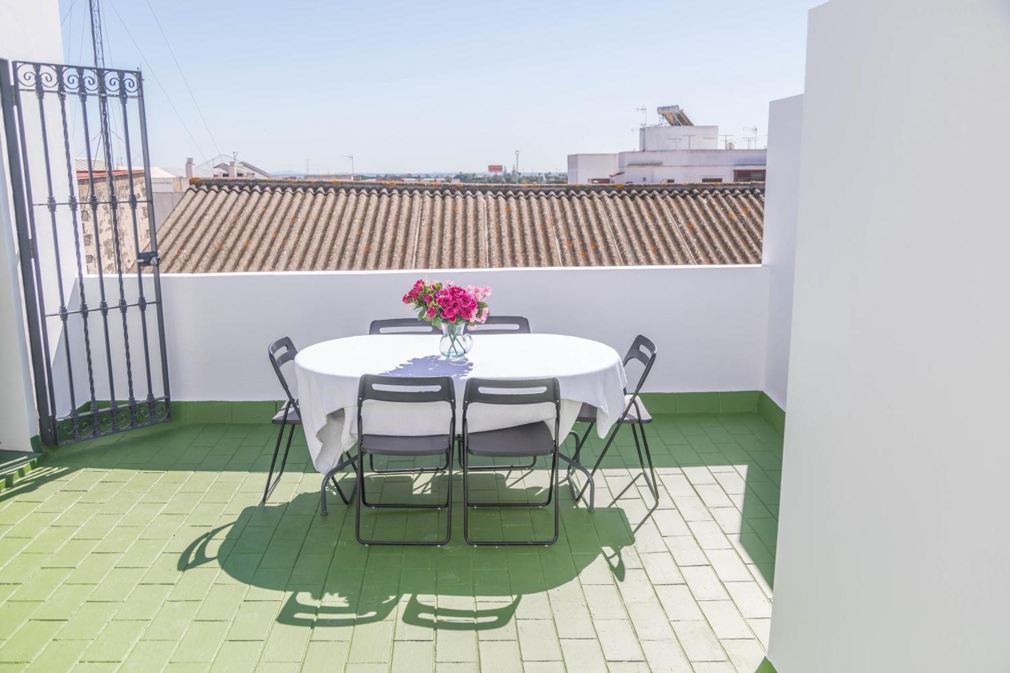 El Teatro Atico Con Terraza Apartman El Puerto de Santa María Kültér fotó